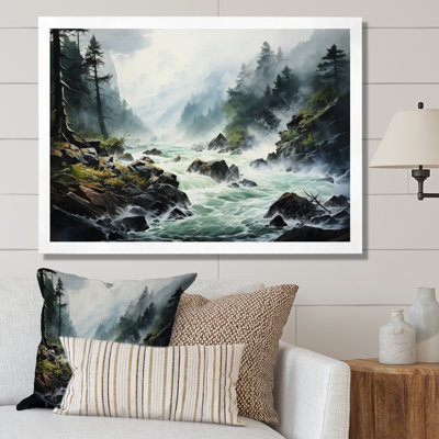 Berndien Storm Cascading Waters I - reproduction sur toile