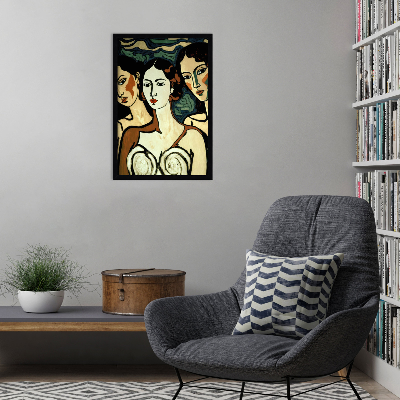 Galya "The Soul Sisters" Print, Black, 25" H x 17" W