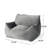 Allea Velveteen Bean Bag Chair With Armrests-1644650562