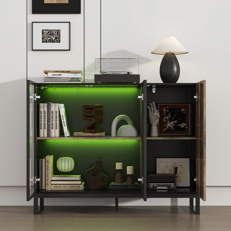Versatile Room Cabinet With Adjustable Light