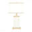 Table Lamp - Rectangular Ceramic Material
