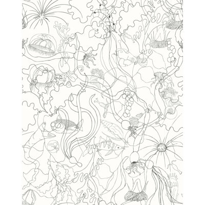 Underwater World Papier peint | Traditionnel / rouleau - 27 po x 30 pi