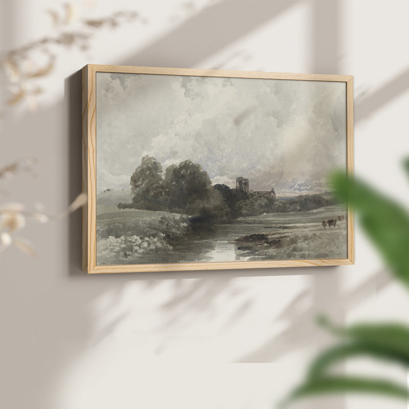 Paysages rétro-CECCXLII-impression encadrée - réaménageable, H 16 po x l 20 po, Naturel
