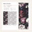 Papier peint floral foncé avec grandes pivoines Moody