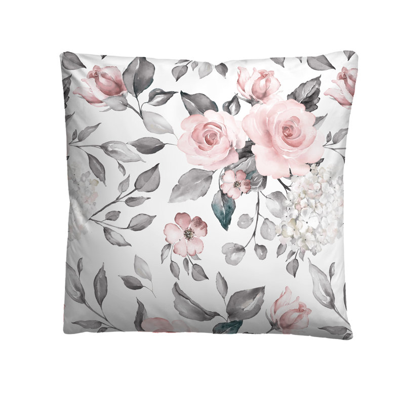 Floral Duvet Cover Set with Pillowcases Included, 155 x 220 cm - 1 Pillowcase (80 x 80 cm)