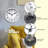 Hinojosa Round Silver Traditional Wall Clock 9.625 Inch