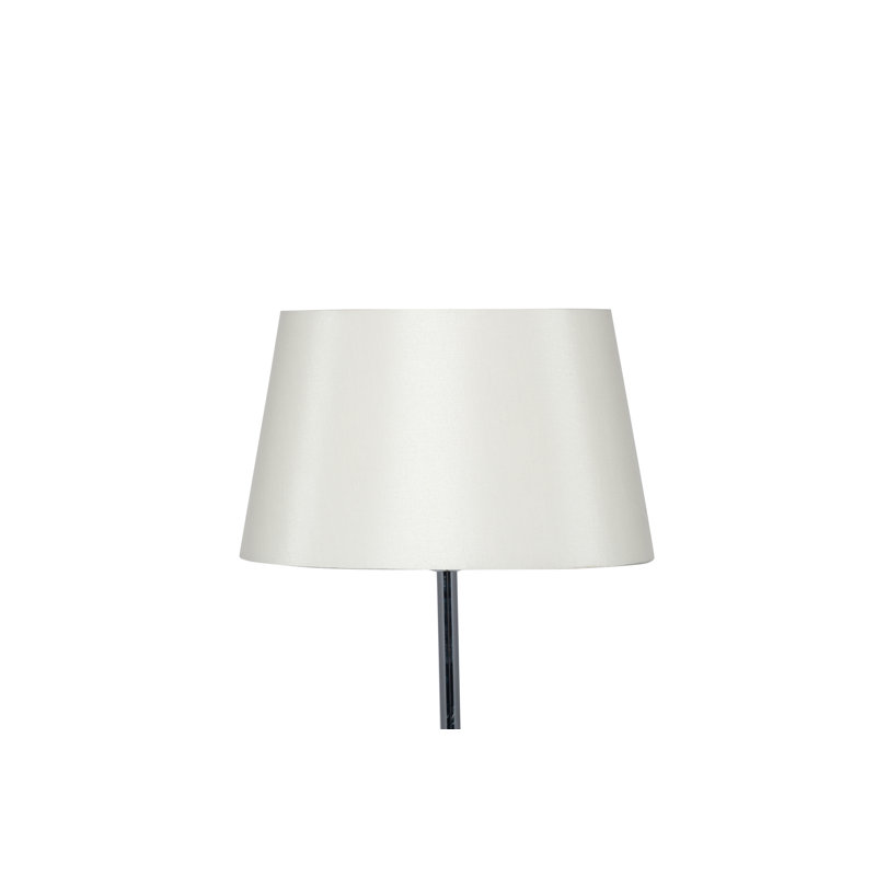 Martha Oval Silk Mix Tapered Lampshade, Cream, 19cm H x 30cm W x 16cm D