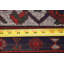Tapis décoratif en laine noué à la main de conception unique 3 pi 2 po x 4 pi 10 po New Age