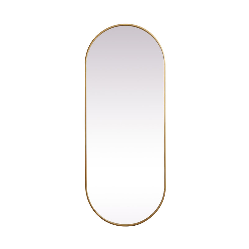 Miroir Elington, 60 po x 24 po, Laiton