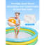 Vinyl Rectangle Inflatable Pool 13'' H x 59'' W x 59'' L