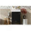 Meuble-lavabo moderne noir 20,28 po avec lavabo en céramique, structure en bois et tiroir - idéal pour les petites salles de bain.-2094015835
