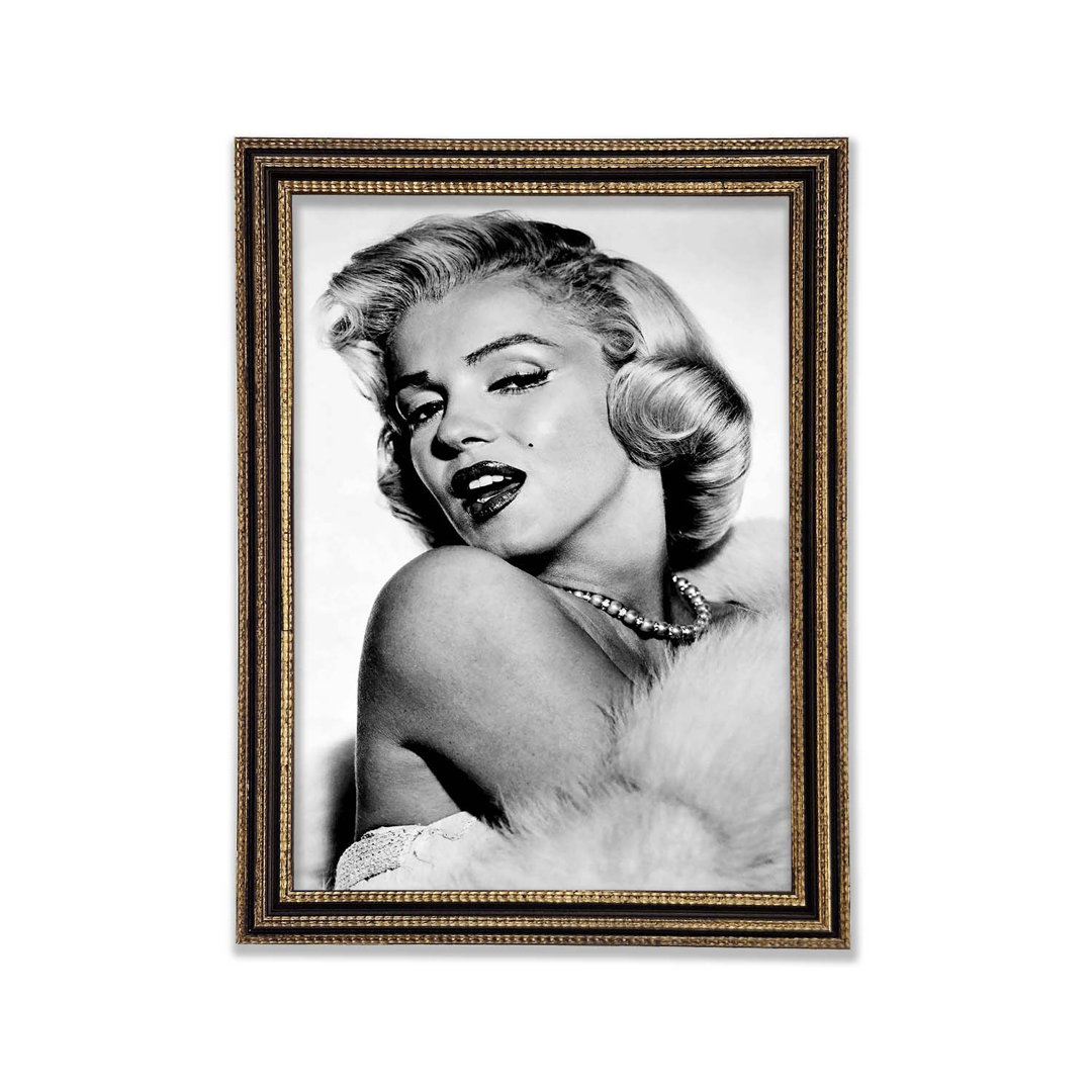 Marilyn Monroe Glamour Gerahmter Druck