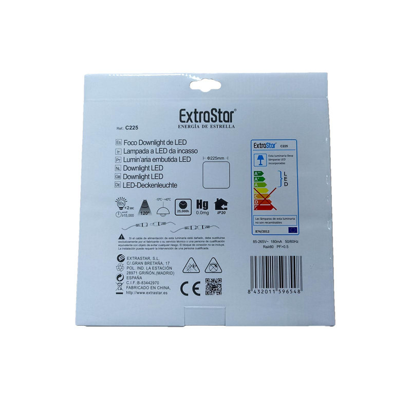 Flat 8.86" LED Recessed Lighting Kit