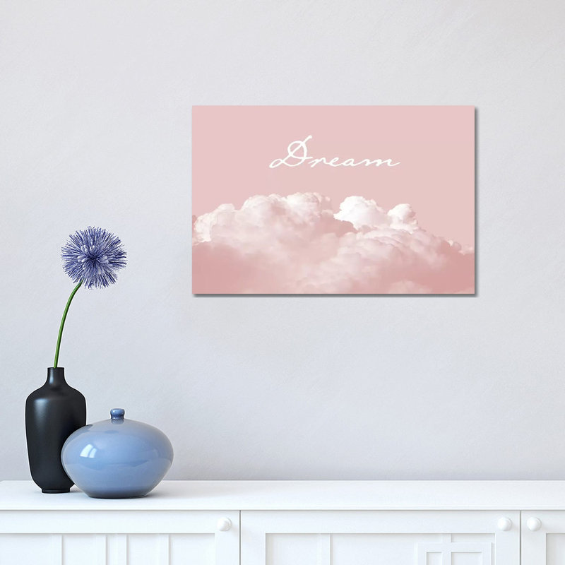 Blush Pink Dream by Urban Epiphany - Print on Canvas, Wrapped Canvas, 20.32 cm H x 30.48 cm W