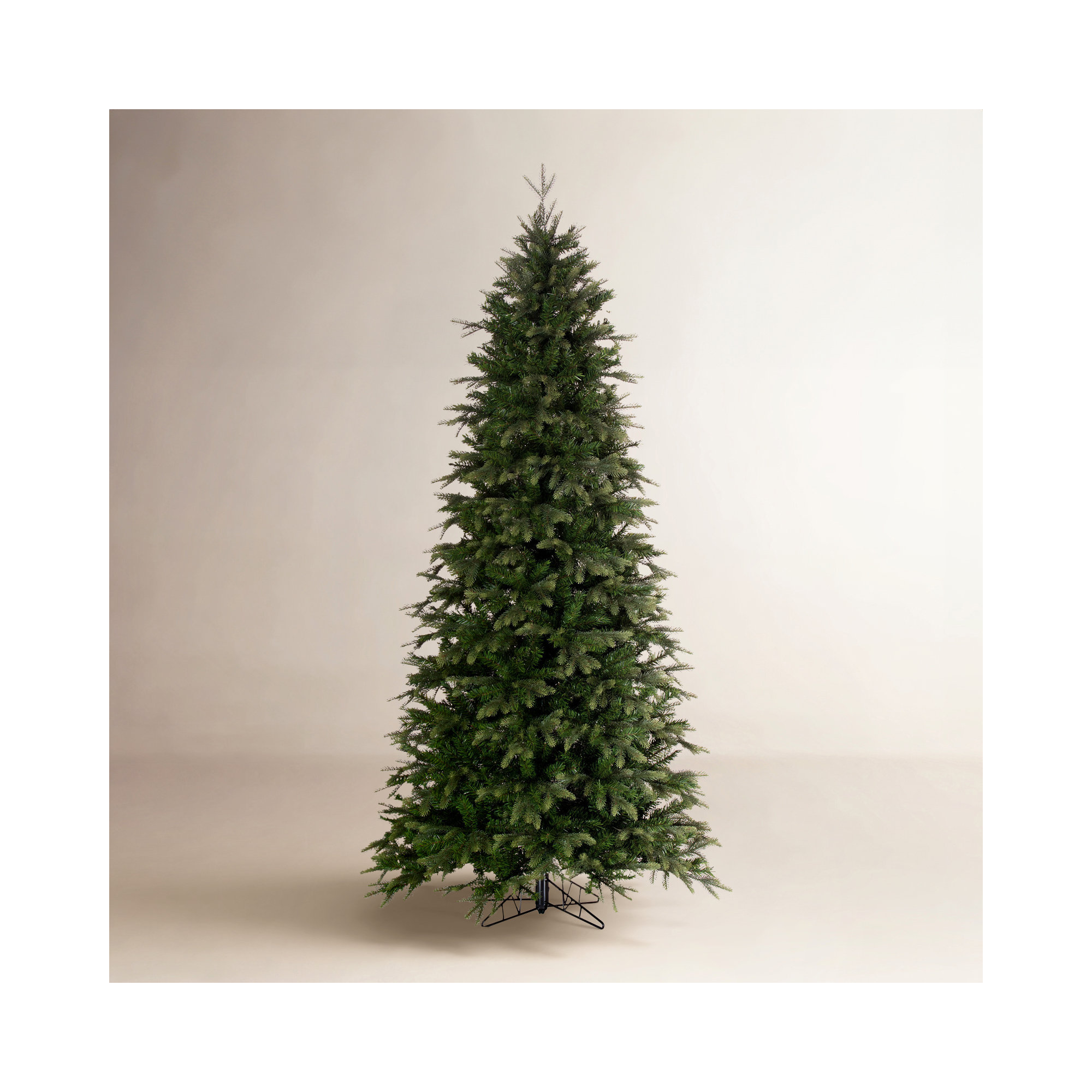 Artificial Slim Douglas Fir Christmas Tree, 9 ft