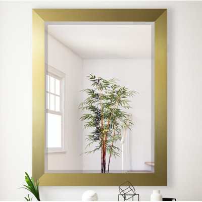 Ungar Wood Flat Wall Mirror