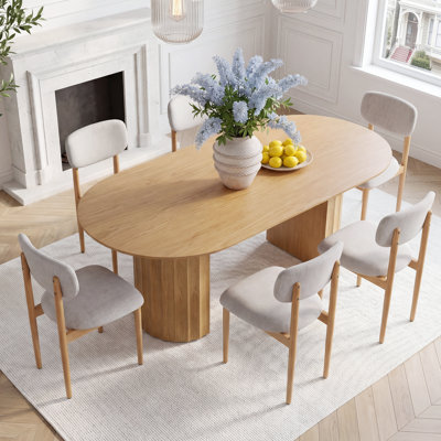 Sage 6 - Person Oval Double Pedestal Dining Sets