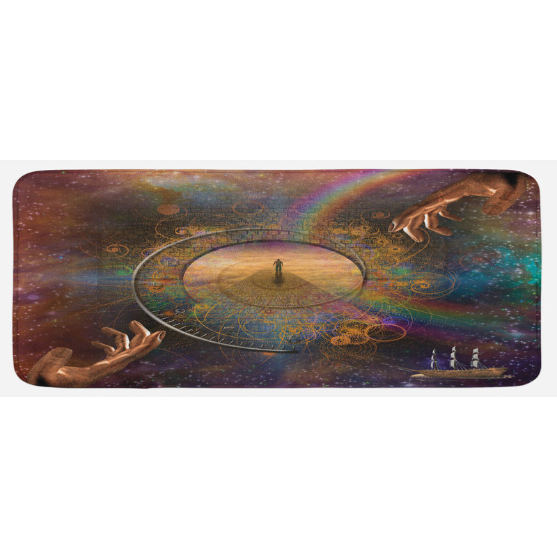 Modern & Contemporary Polyester Kitchen Mat