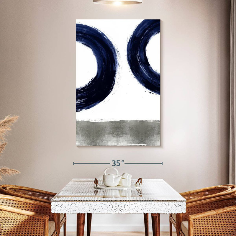 Avery Gravitate Blue II, 51" H x 34" W