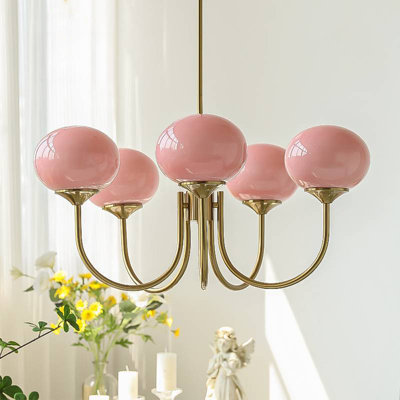 Lustre sphérique unique à 5 lumières Valetina
