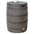 Good Ideas Rain Wizard Whiskey Style Rain Barrel with Overflow and Spigot-98666717-98666725