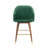 28'' Velvet Upholstered Bar Stool with Rubberwood Legs-885176848