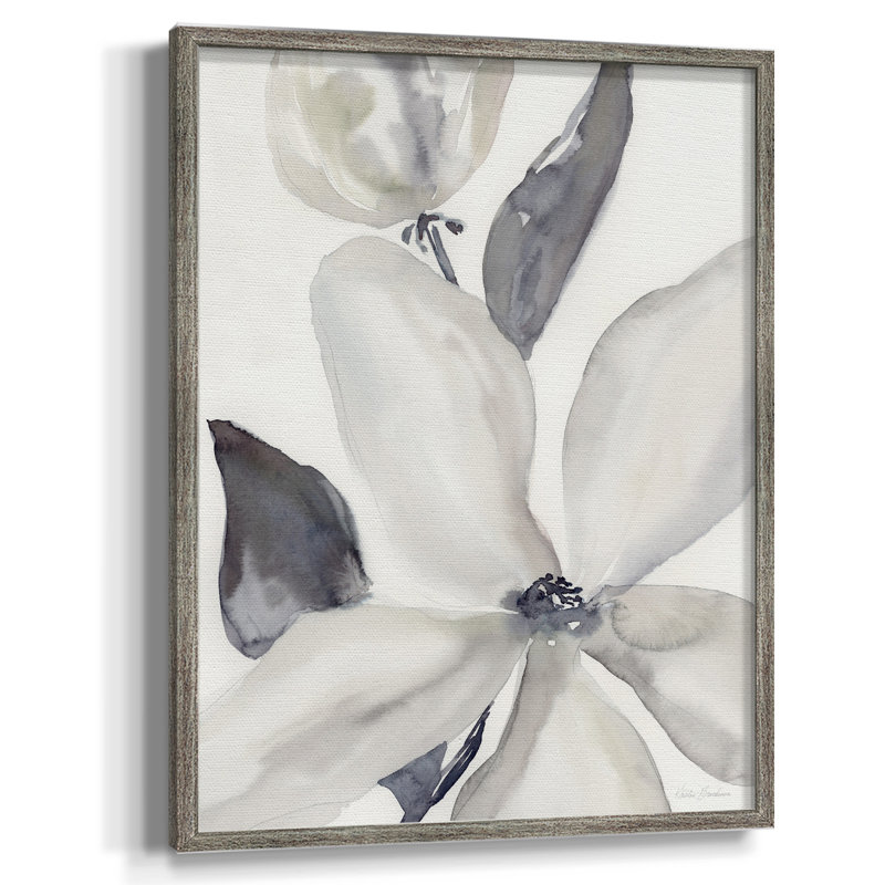 Reproduction d'art encadrée - Day solid Bloom II - bois massif 46824, H 30 po x l 24 po