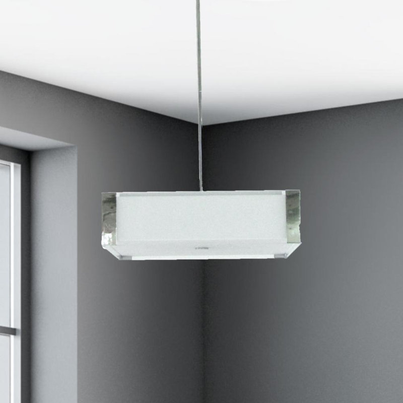 Lustre carré / rectangulaire à DEL à 4 lumières Judd