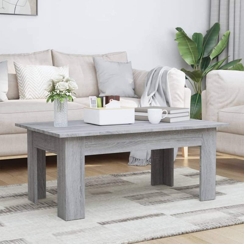 Abrahm Coffee Table, Grey, 42cm x H 60cm W x 100cm D