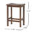 Struthers Acacia Solid Wood Counter Stool with Solid Wood Frame