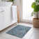 Machine Washable Indoor/Outdoor Claudian ACN1646 Blue Rug