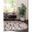 Tapis beige / noir à motif géométrique Tucson-73276221