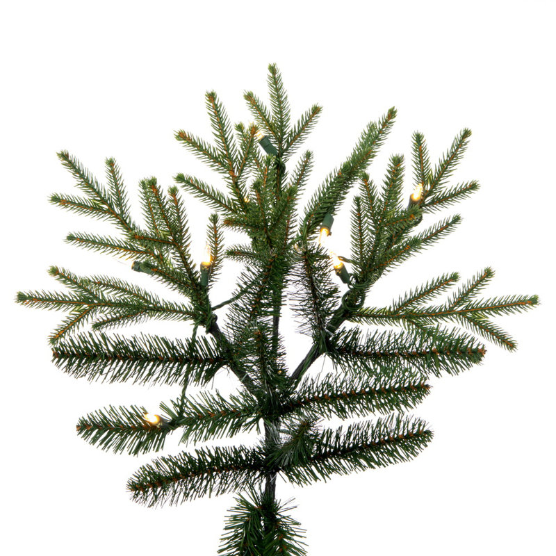 7.5' H Lighted Artificial Fir Christmas Tree