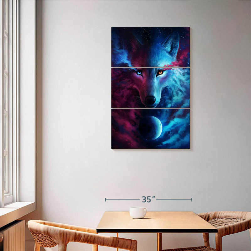 Brampt Where Light And Dark Meet, 57" H x 36" W