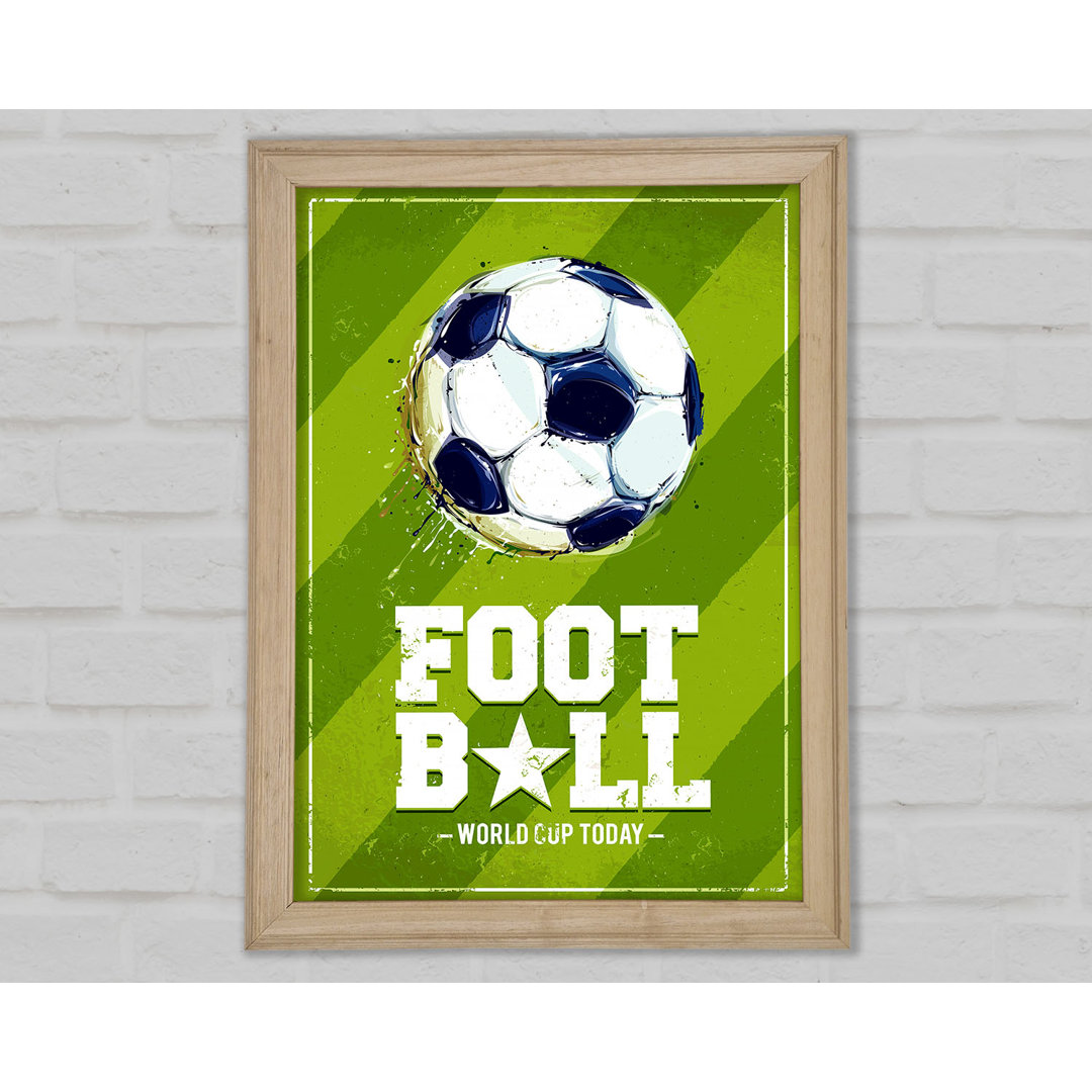 Football Madness Gerahmter Druck