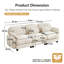 Canapé modulable moderne 3 places pour salon-431064776
