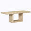 Ensemble de table de salle à manger à rallonge 6 pièces Contemporary pour une expérience repas sophistiquée et confortable
