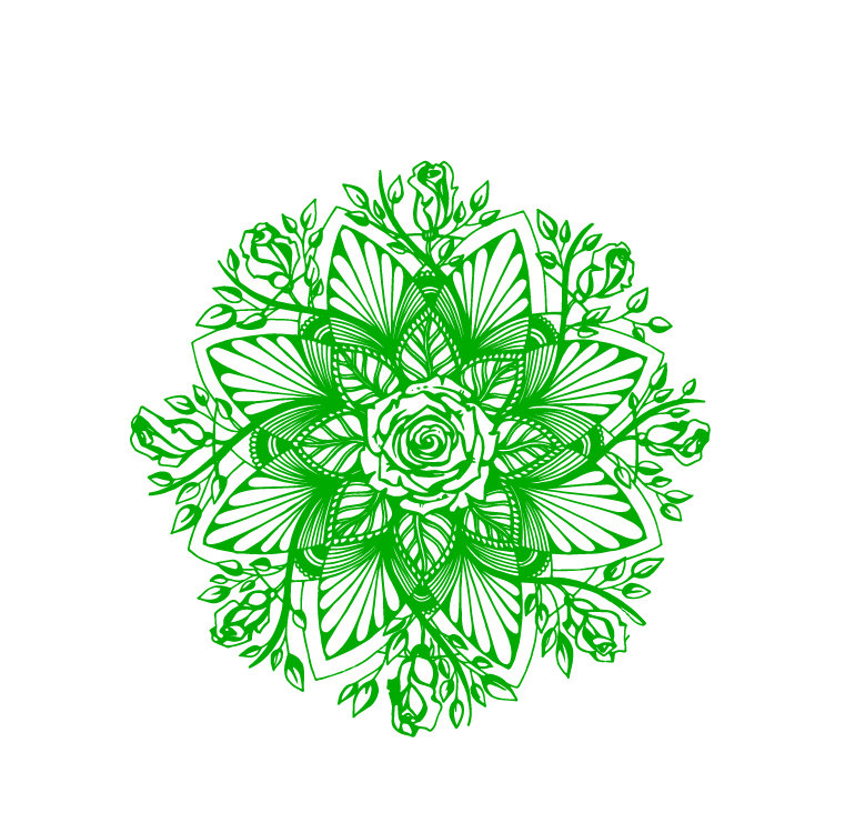 Non-Wall Damaging Wall Decal, Lime Tree Green