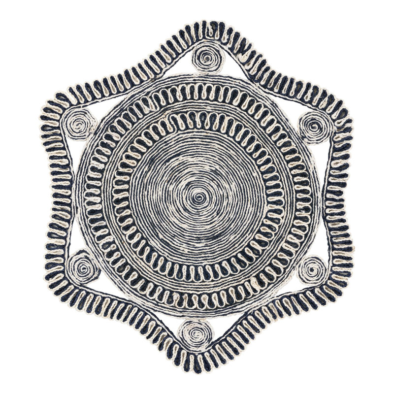 Tapis Saumya Brittnie, Rond 4 pi 1 po