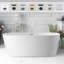 67" x 32" Freestanding Soaking Acrylic Bathtub-87245051