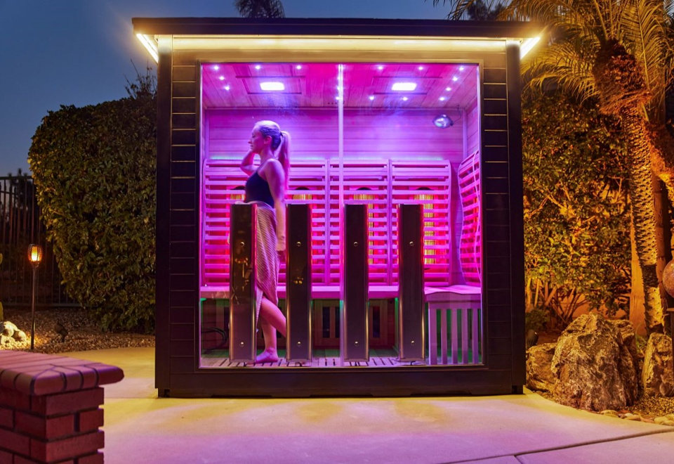 Sun Home Luminar Outdoor 5-Person Full-Spectrum Infrared Sauna