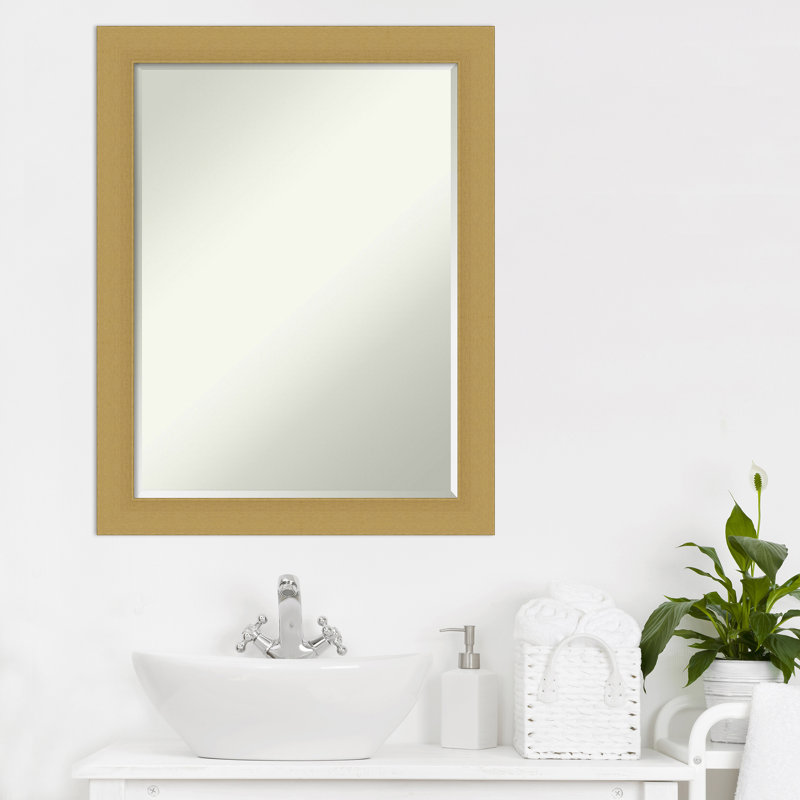 Petit miroir mural biseauté Gerall Grace, 27,5 po x 21,5 po
