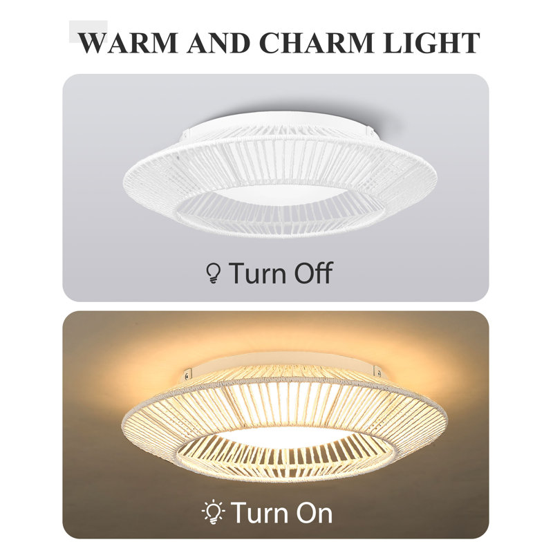 Alianys LED Flush Mount, White