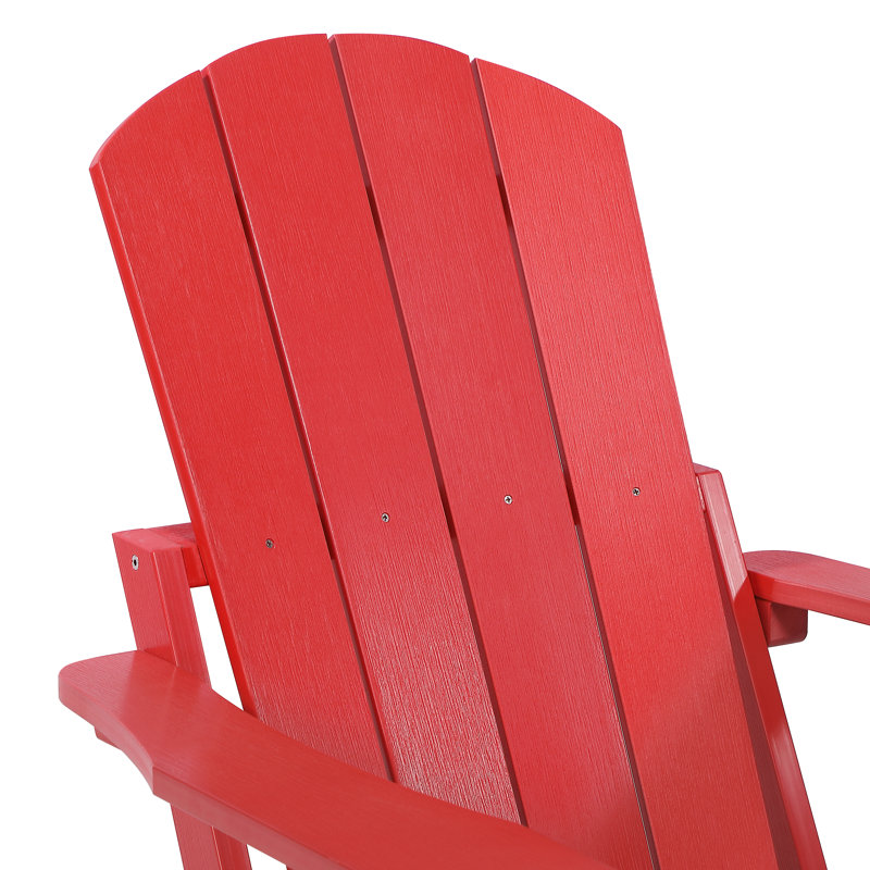 Chaise Adirondack, Rouge