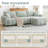 Jadier 110" Modular Boneless Sectional Sofa-728586901