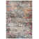 Felty Abstract Machine Made Power Loom Polypropylene Area Rug in Black/Gold