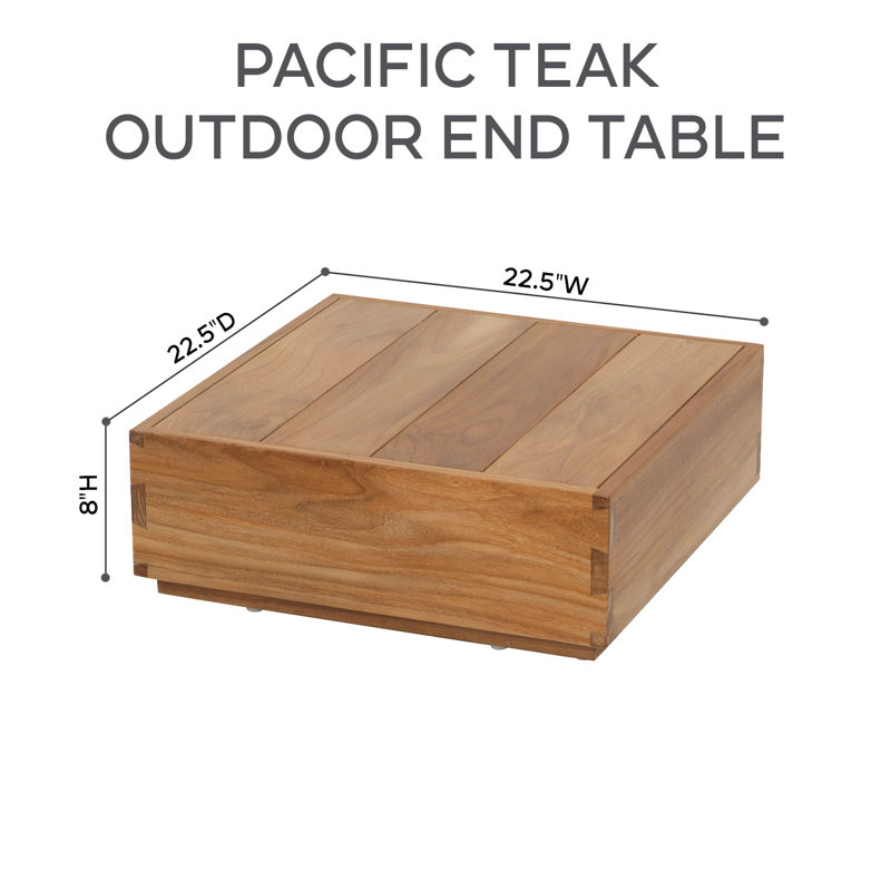 Ensemble de conversation avec fauteuil club et table basse 6 pièces Pacific Teak, Marine