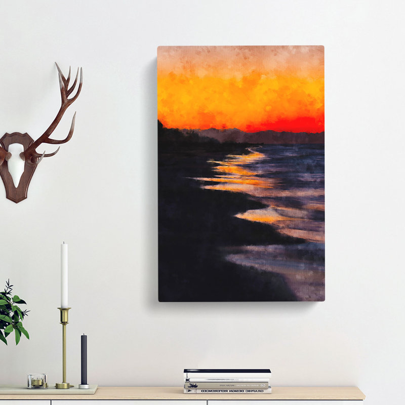 Beauty Of The Beach - Wrapped Canvas Painting, 91cm H x 60cm W x 3cm D