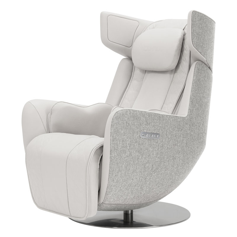 Fauteuil de massage chauffant Nouhaus, Blanc