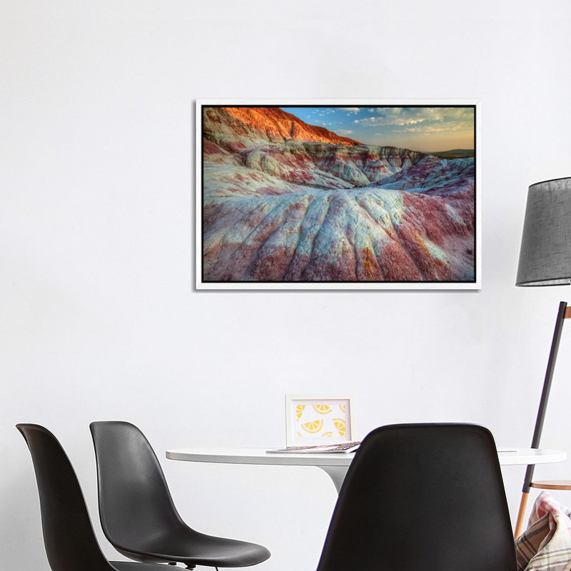 Circular By Design 1 Piece Wall Art on Canvas, 101.6 cm H x 66.04 cm W, White Framed